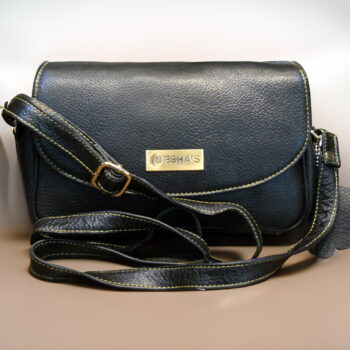 ladies leather sling bag lsb05 black