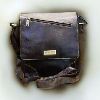 mens sling bag msb01 blackish brown