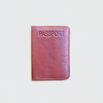 passport holder cherry red